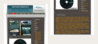 WebPage for E-bay store.
